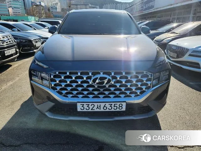 Hyundai The New Santa Fe 2021 Серый из Кореи