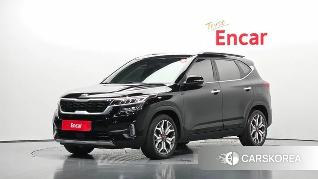 Kia Seltos 2020 Черный из Кореи