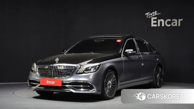 Mercedes-Benz S-Class W222 2020 Серебряный двухцветный из Кореи