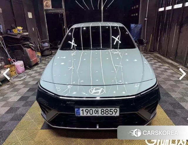 Hyundai The New Avante (CN7) 2024 Небесно-голубой из Кореи