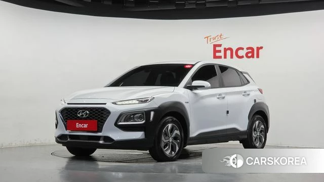 Hyundai Kona Hybrid 2019 Белый из Кореи