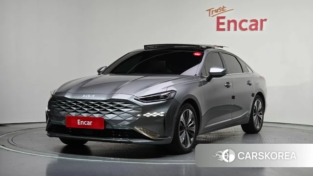 Kia K8 Hybrid 2023 Черный из Кореи
