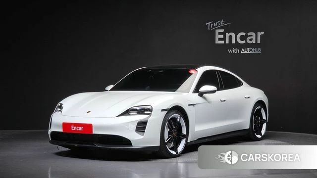 Porsche Taycan 2022 Белый из Кореи