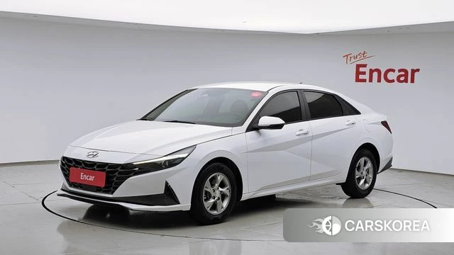Hyundai Avante (CN7) 2020 Белый из Кореи
