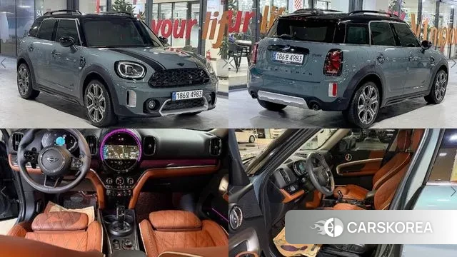 Mini Cooper S Countryman 2023 Зеленый из Кореи