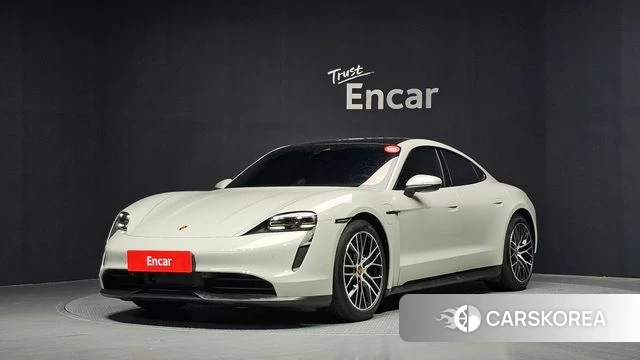 Porsche Taycan 2023 Серебристо-серый из Кореи
