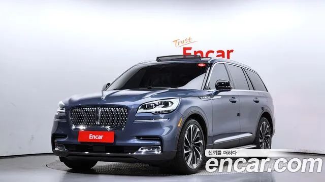 Lincoln Aviator 2nd generation 2021 Синий из Кореи