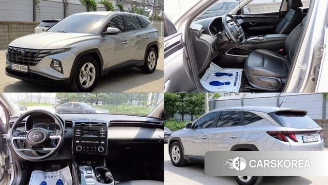 Hyundai Tucson (NX4) 2021 Серебристо-серый из Кореи