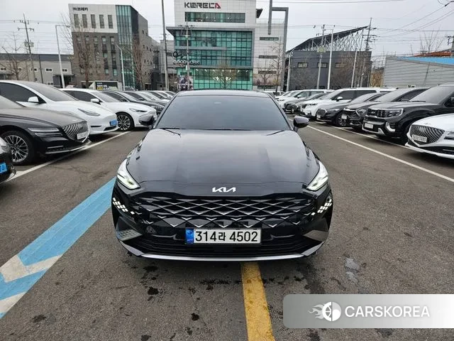 Kia K8 Hybrid 2021 Черный из Кореи