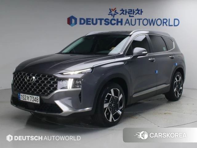 Hyundai The New Santa Fe 2022 Серый из Кореи