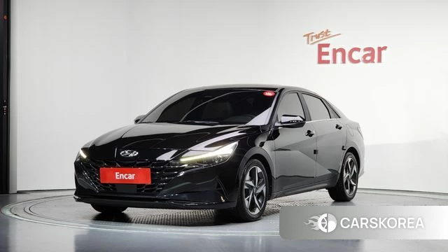 Hyundai Avante (CN7) 2022 Черный из Кореи