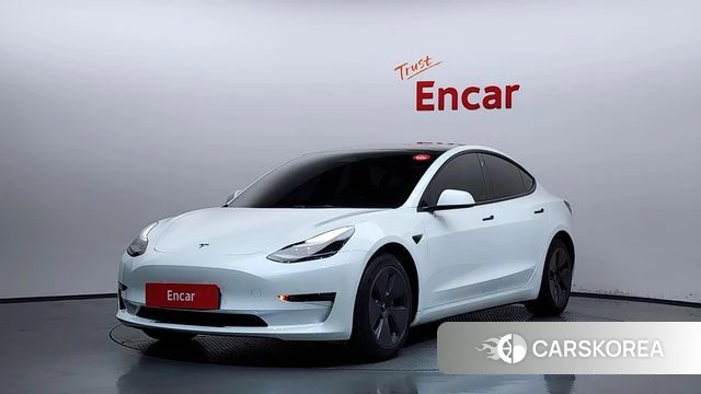 Tesla Model 3 2022 Белый из Кореи