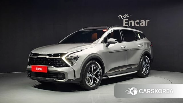 Kia Sportage 5th Generation Hybrid 2022 Серебристо-серый из Кореи