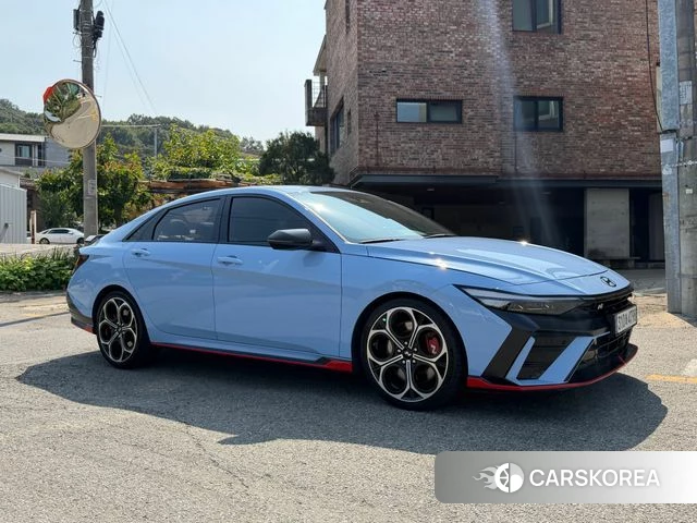 Hyundai The New Avante (CN7) 2024 Небесно-голубой из Кореи