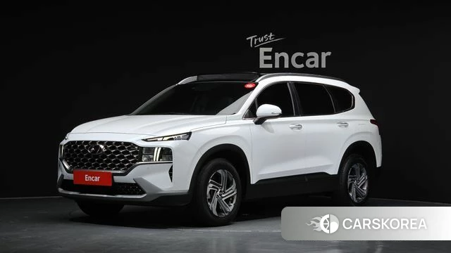 Hyundai The New Santa Fe 2023 Белый из Кореи