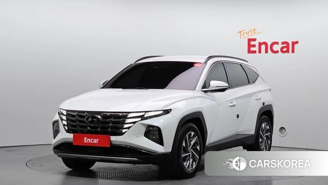 Hyundai Tucson Hybrid (NX4) 2021 Белый из Кореи