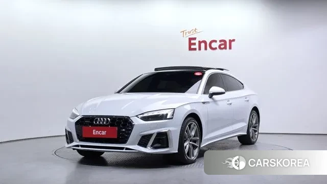 Audi A5 (F5) 2020 Белый из Кореи