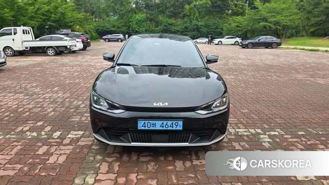 Kia EV6 2022 Черный из Кореи
