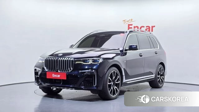 BMW X7 (G07) 2021 Синий из Кореи