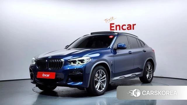 BMW X4 (G02) 2021 Синий из Кореи
