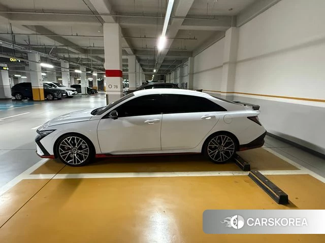 Hyundai The New Avante (CN7) 2025 Белый из Кореи