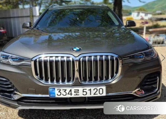 BMW X7 (G07) 2021 Серый из Кореи