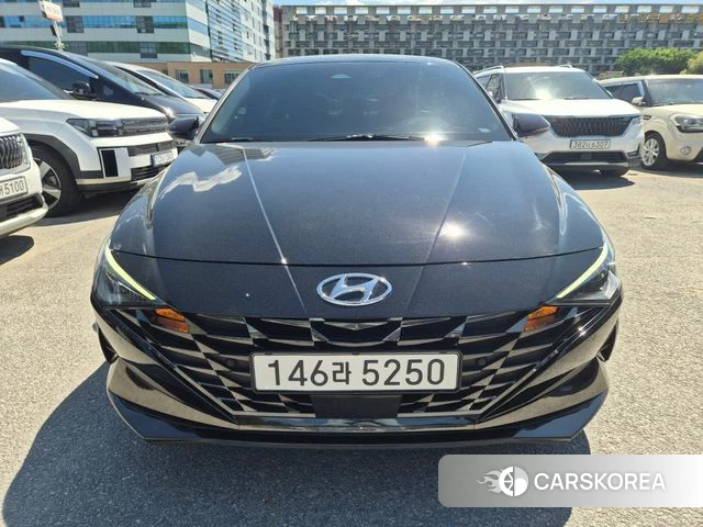 Hyundai Avante (CN7) 2022 Черный из Кореи