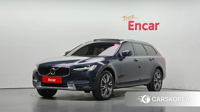 Volvo V90 Cross-Country 2020 Синий из Кореи