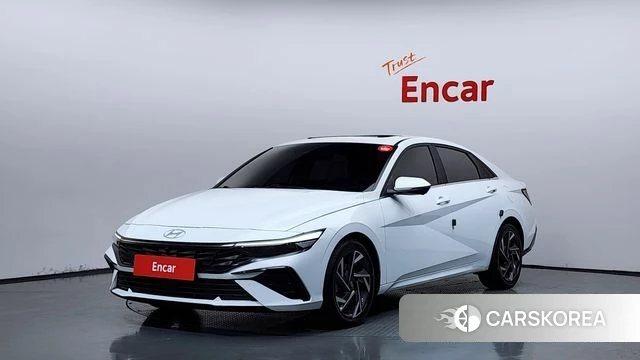Hyundai The New Avante Hybrid (CN7) 2024 Белый из Кореи
