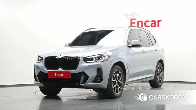BMW X3 (G01) 2022 Светло-серебряный цвет из Кореи