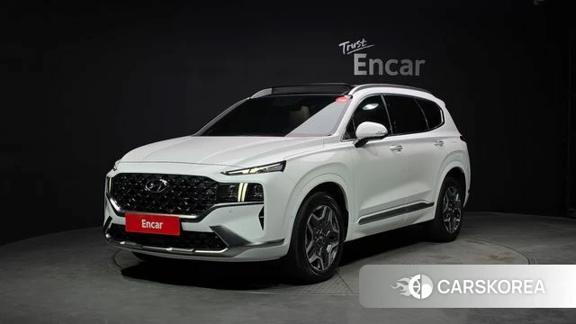 Hyundai The New Santa Fe 2022 Белый из Кореи