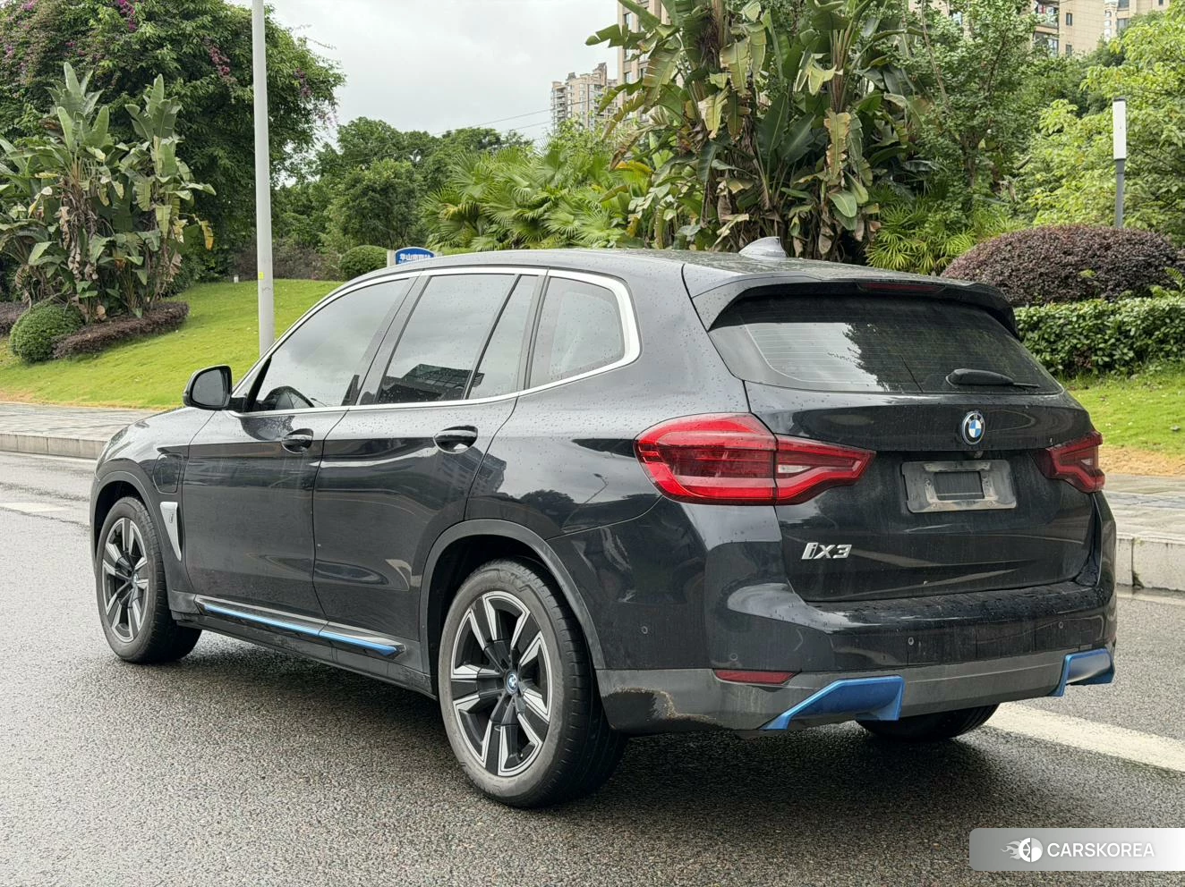 BMW iX3 2021 Синий из Китая