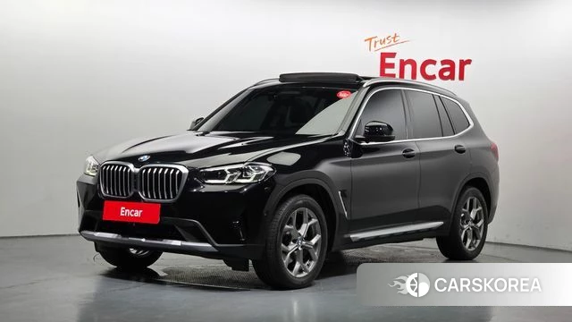 BMW X3 (G01) 2022 Черный из Кореи