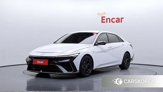 Hyundai The New Avante (CN7) 2024 Белый из Кореи