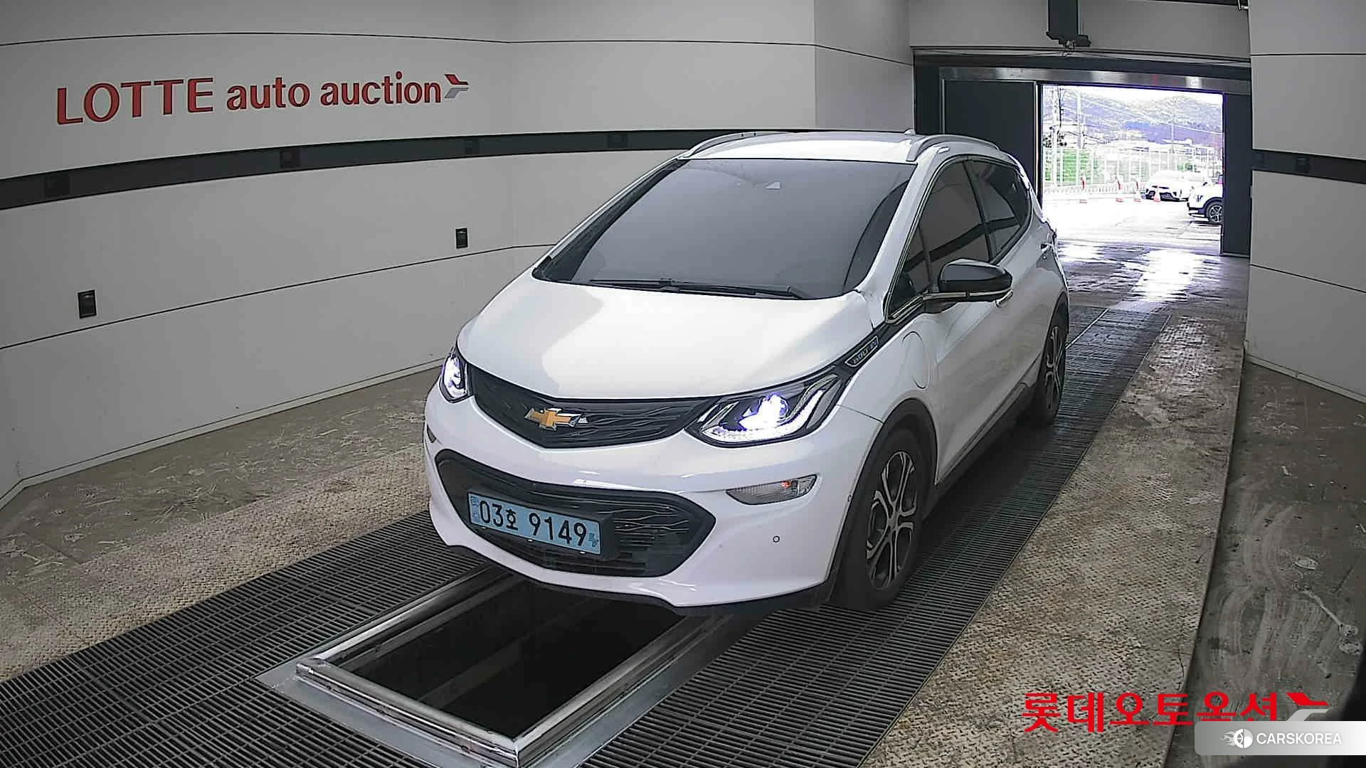 Korea G M Bolt (EV) 2021 Pure White из Кореи