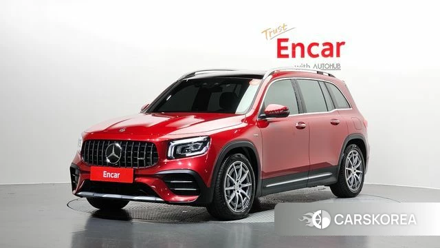 Mercedes-Benz GLB-Class X247 2021 Красный из Кореи