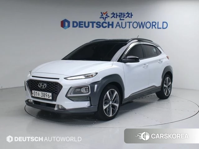 Hyundai Kona 2018 Белый из Кореи