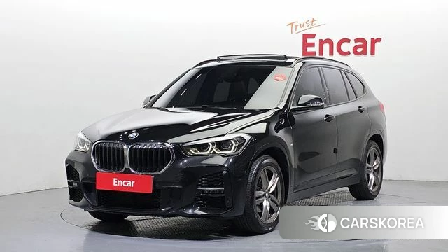 BMW X1 (F48) 2021 Черный из Кореи