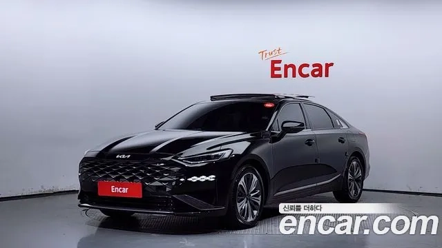 Kia K8 Hybrid 2023 Черный из Кореи