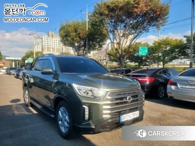 Ssangyong The New Rexton Sport 2022 Темно-зеленый из Кореи