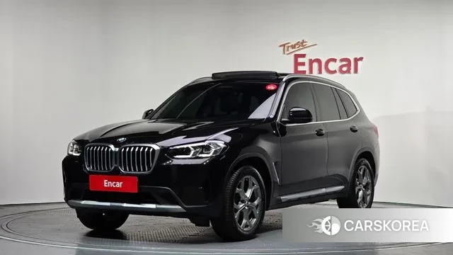 BMW X3 (G01) 2022 Черный из Кореи