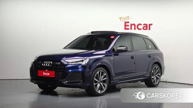 Audi Q7 (4M) 2023 Синий из Кореи