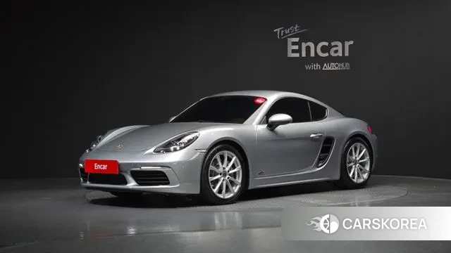Porsche 718 Cayman 2019 Серебряный из Кореи