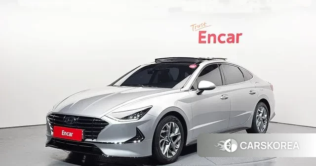 Hyundai Sonata (DN8) 2019 Серебристо-серый из Кореи