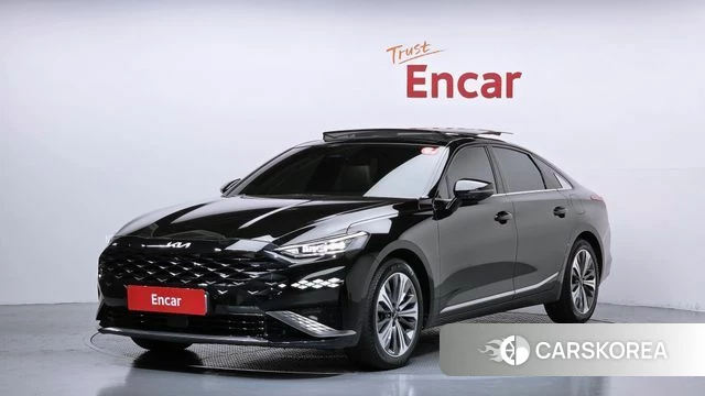 Kia K8 Hybrid 2024 Черный из Кореи