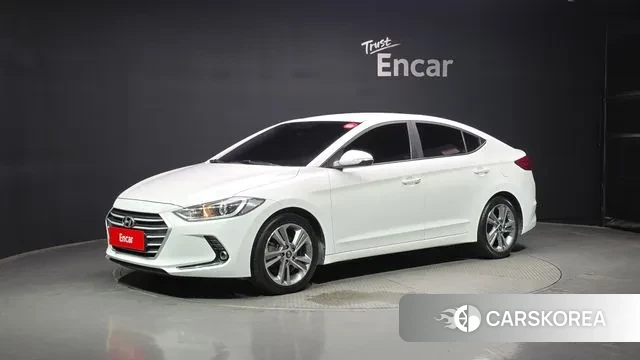 Hyundai Avante AD 2018 Белый из Кореи
