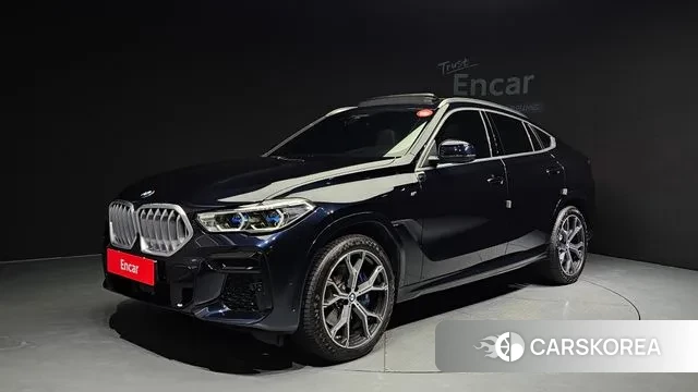 BMW X6 (G06) 2022 Черный из Кореи