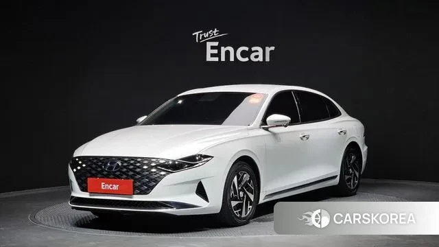 Hyundai The New Grandeur IG Hybrid 2021 Белый из Кореи