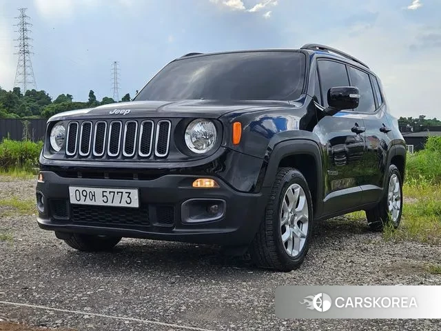 Jeep Renegade 2018 Черный из Кореи