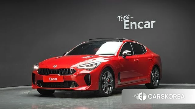 Kia Stinger 2019 Красный из Кореи